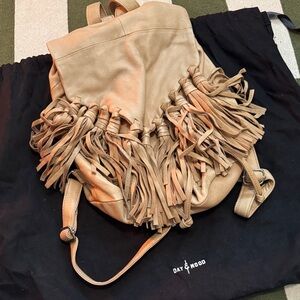 Day & Mood fringe backpack 🤍